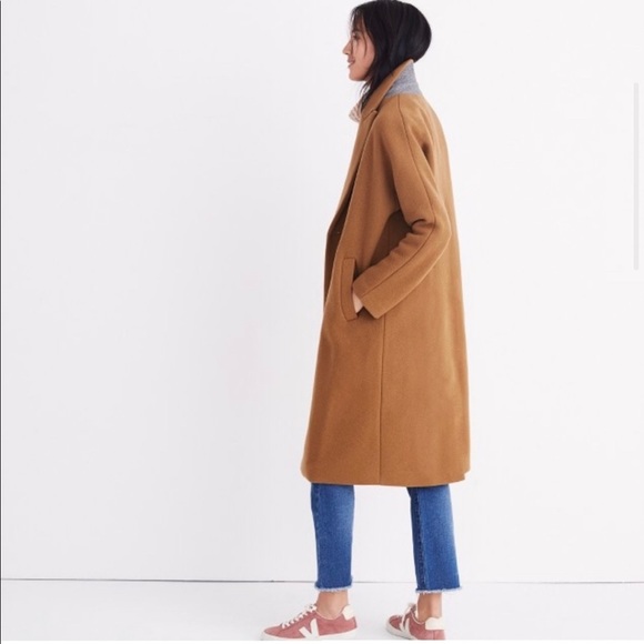 Madewell Atlas Cocoon Camel Color Long 